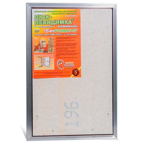 Люк под плитку 400х600 Евроформат Практика АТР 40-60 Люк под плитку 400х600 Евроформат Практика АТР 40-60