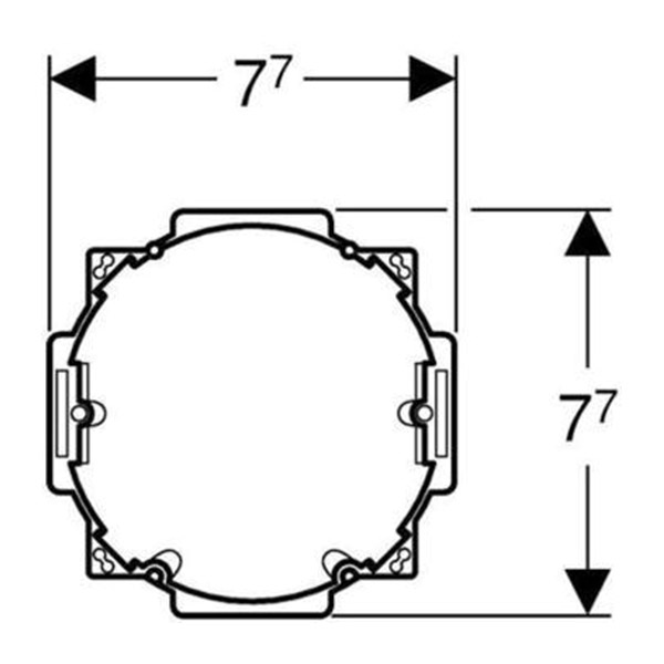 Монтажная группа HyTronic для Sigma 80 Geberit 115.861.00.1