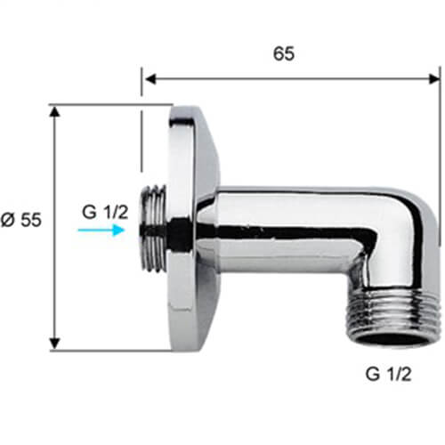 Шланговое подключение Remer RR 309 Шланговое подключение Remer RR 309