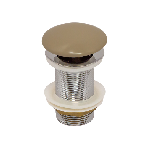 Донный клапан AVS без перелива, бежевый матовый Донный клапан AVS без перелива, бежевый матовый