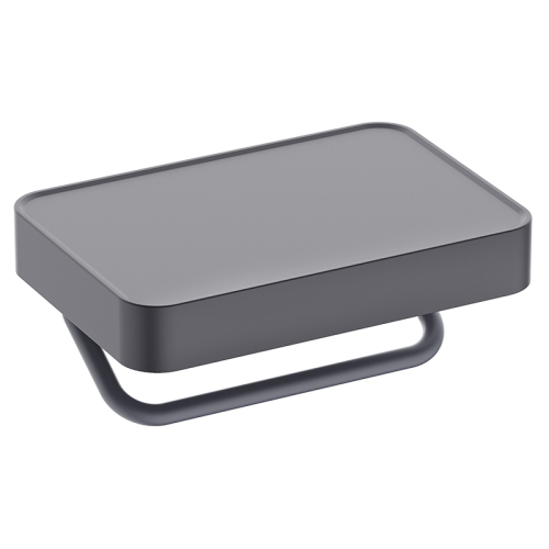 Держатель для туалетной бумаги AVS Pawns черный матовый, с полочкой Держатель для туалетной бумаги AVS Pawns черный матовый, с полочкой