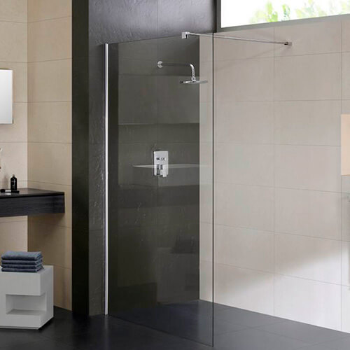 Душевая перегородка AVS Walk In 100 профиль хром, стекло прозрачное Душевая перегородка AVS Walk In 100 профиль хром, стекло прозрачное