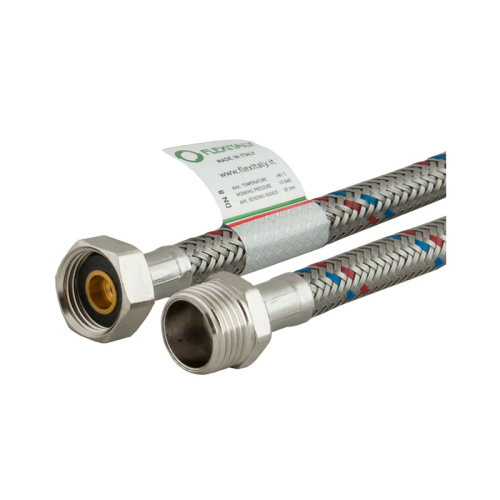 Подводка воды Flexitaly 1500407100RB DN8 1/2" 100 см Подводка воды Flexitaly 1500407100RB DN8 1/2" 100 см