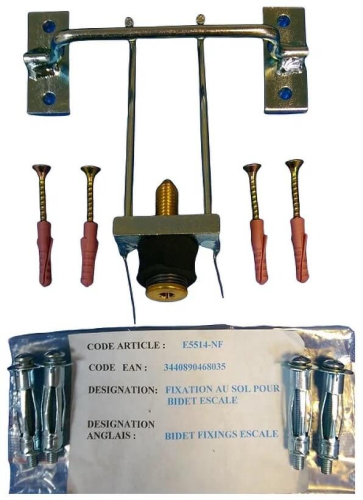 Крепление для напольного биде Jacob Delafon Escale E5514-NF