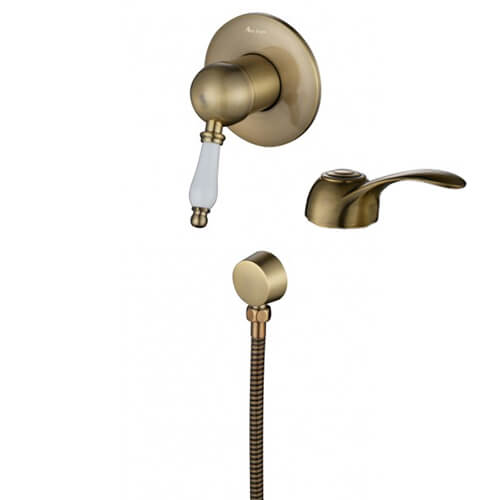 Смеситель для душа Aksy Bagno Biti Light 330L бронза Смеситель для душа Aksy Bagno Biti Light 330L бронза
