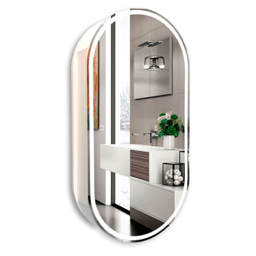 Зеркальный шкаф 500x1000 AVS-SH/W/5001000/LED/S/Р Зеркальный шкаф 500x1000 AVS-SH/W/5001000/LED/S/Р