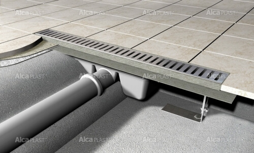 Водоотводящий желоб AlcaPlast APZ 9 950M Водоотводящий желоб AlcaPlast APZ 9 950M