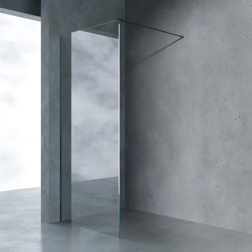 Душевая перегородка AVS Walk In 90 см профиль оружейная сталь, стекло прозрачное Душевая перегородка AVS Walk In 90 см профиль оружейная сталь, стекло прозрачное