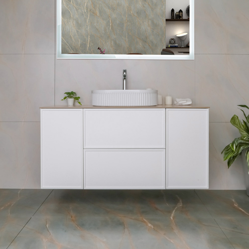 Тумба с раковиной AVS Палитра 120 (50x32) белая, 2 ящика и 2 дверки Тумба с раковиной AVS Палитра 120 (50x32) белая, 2 ящика и 2 дверки