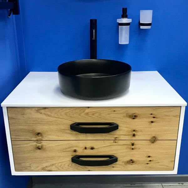 Раковина AVS Джули 36х36 черная матовая Раковина AVS Джули 36х36 черная матовая