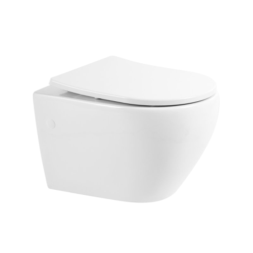 Унитаз подвесной BelBagno Sfera-R BB513CH+BB2031SC безободковый с микролифтом Унитаз подвесной BelBagno Sfera-R BB513CH+BB2031SC безободковый с микролифтом