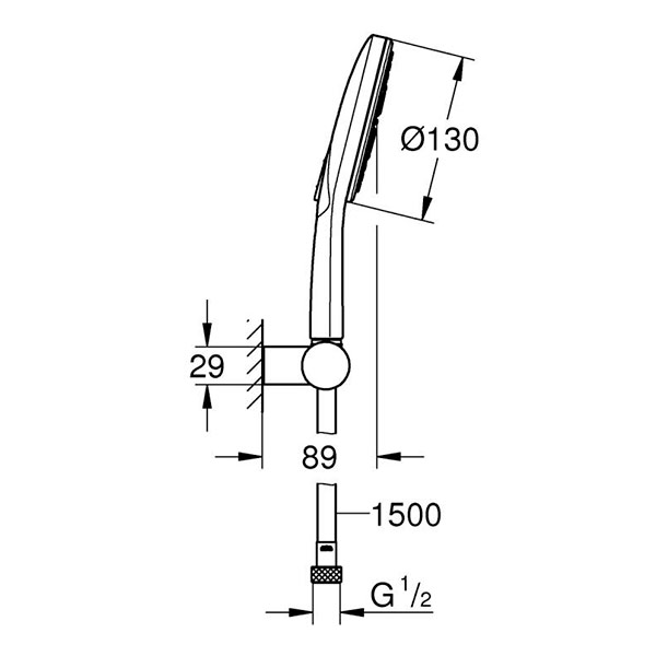 Душевой набор SmartActive RainShower Grohe 26580000 Душевой набор SmartActive RainShower Grohe 26580000