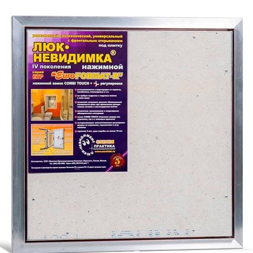 Люк под плитку 500х500 Евроформат Практика ЕТР 50-50 Люк под плитку 500х500 Евроформат Практика ЕТР 50-50