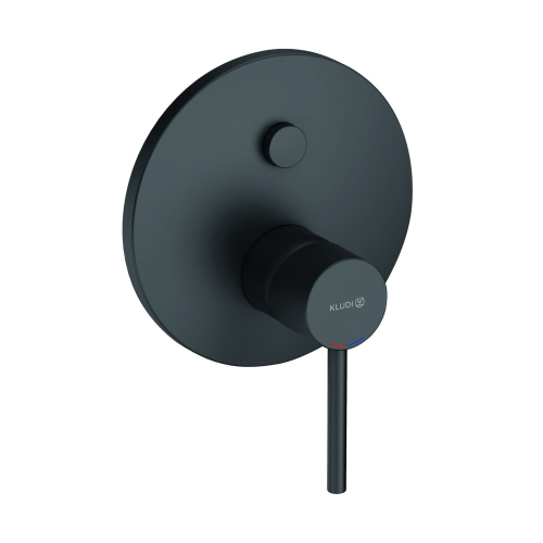 Смеситель для ванны и душа Kludi Bozz 386593976 черный матовый Смеситель для ванны и душа Kludi Bozz 386593976 черный матовый