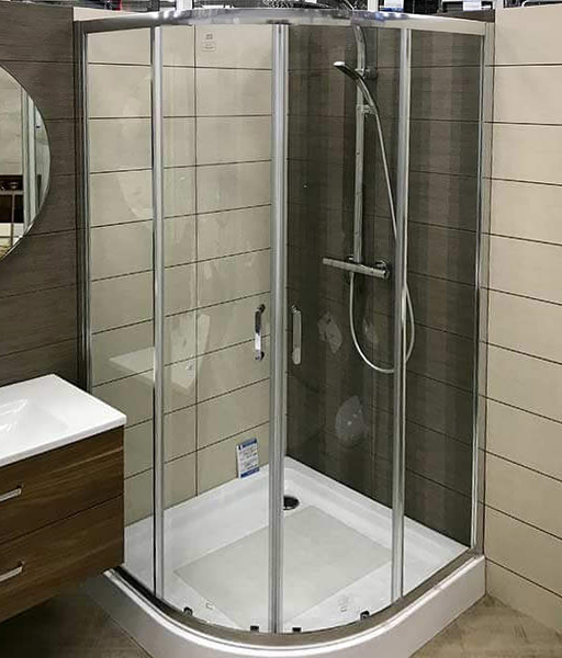 Душевой уголок AVS Раунд 90x90 профиль хром, стекло прозрачное с поддоном Душевой уголок AVS Раунд 90x90 профиль хром, стекло прозрачное с поддоном