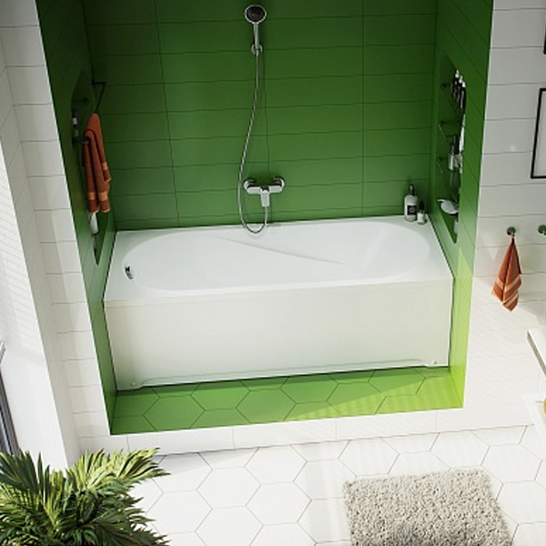 Акриловая ванна Aquatek Либерти 150x70 белая, без каркаса