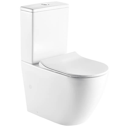Унитаз-компакт AVS Метрополь безободковый, белый Унитаз-компакт AVS Метрополь безободковый, белый