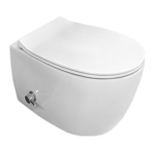 Комплект: Унитаз подвес. безобод., белый, со смесителем Sentimenti + сиденье Neo ISVEA Комплект: Унитаз подвес. безобод., белый, со смесителем Sentimenti + сиденье Neo ISVEA