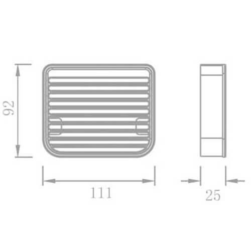 Мыльница подвесная AVS Theme 887007 Мыльница подвесная AVS Theme 887007
