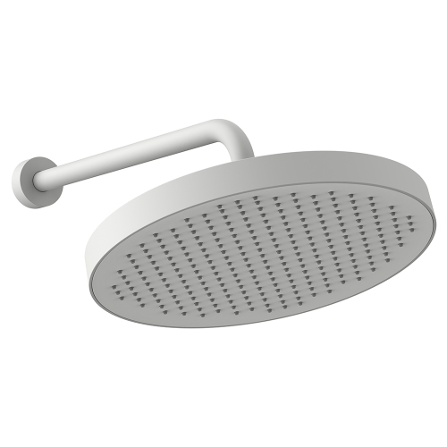 Верхний душ с кронштейном AVS Basic белый матовый Верхний душ с кронштейном AVS Basic белый матовый