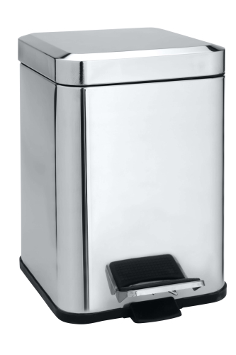 Ведро для мусора хромовое 6 л BEM... Ведро для мусора хромовое 6 л BEM...
