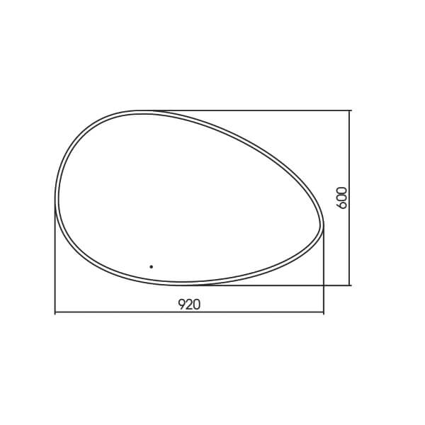 Зеркало с подсветкой AVS Свияж 90x60 см Зеркало с подсветкой AVS Свияж 90x60 см
