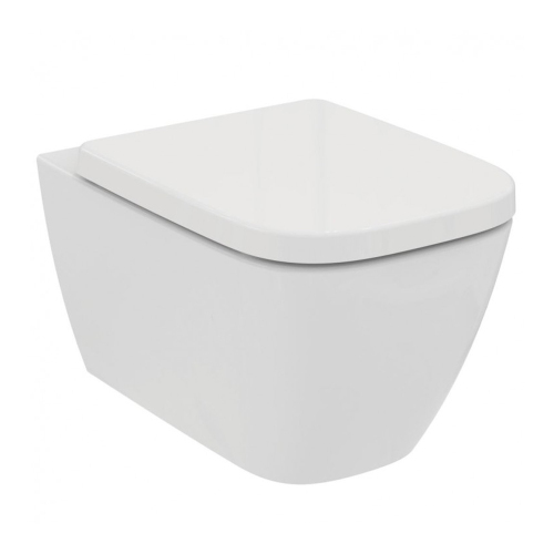 Унитаз подвесной Ideal Standard I.Life B T461401+T468301 безободковый с микролифтом Унитаз подвесной Ideal Standard I.Life B T461401+T468301 безободковый с микролифтом