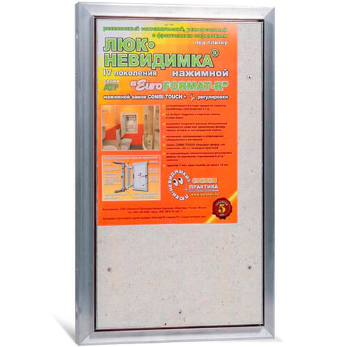 Люк под плитку 300х500 Евроформат Практика АТР 30-50 Люк под плитку 300х500 Евроформат Практика АТР 30-50