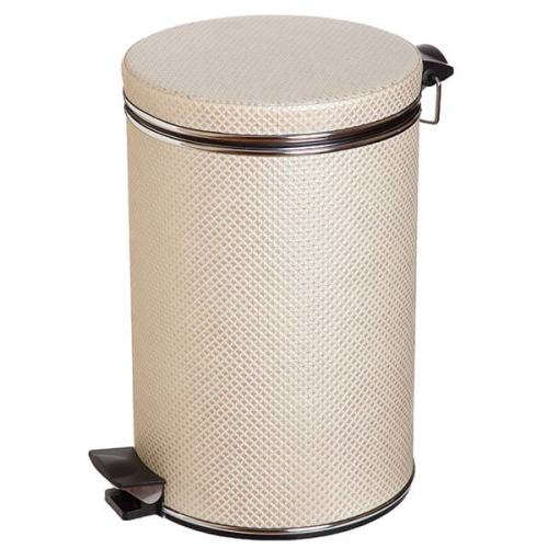 Ведро для мусора AVS белый 5 л