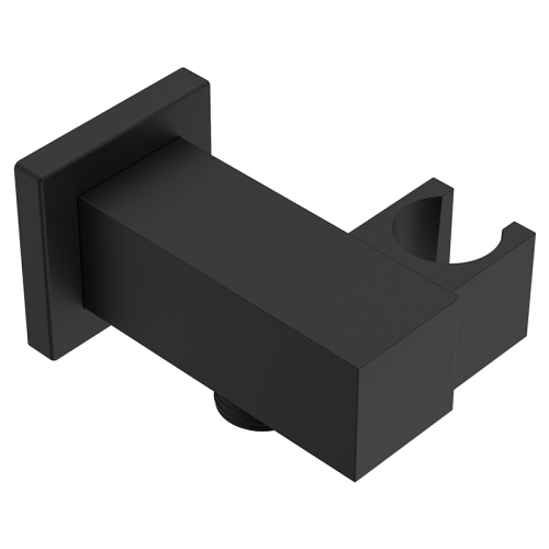 Шланговое подключение с держателем AVS Cube черный матовый Шланговое подключение с держателем AVS Cube черный матовый