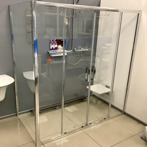 Душевой уголок AVS Квант макс 150x90 профиль хром, стекло прозрачное Душевой уголок AVS Квант макс 150x90 профиль хром, стекло прозрачное