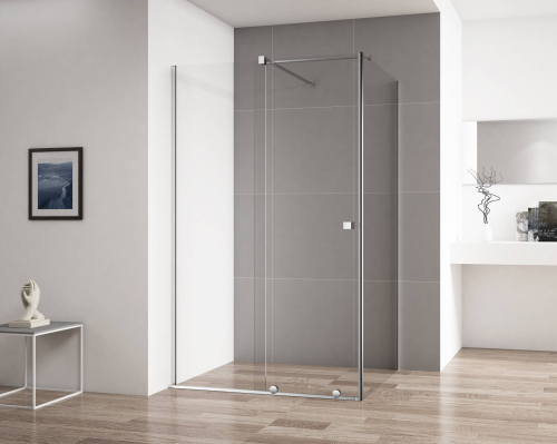 Душевой уголок Cezares Stream STREAM-AH-1-120/100-C-Cr 120х100 профиль хром, прозрачное стекло Душевой уголок Cezares Stream STREAM-AH-1-120/100-C-Cr 120х100 профиль хром, прозрачное стекло