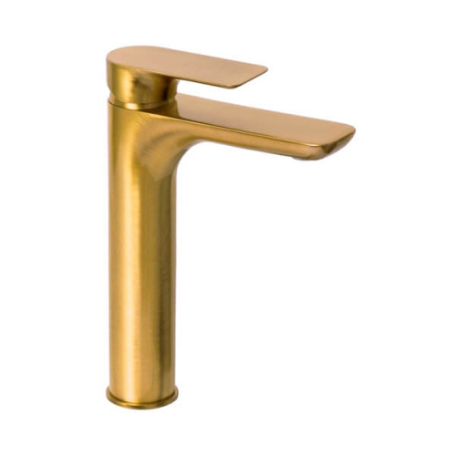 Смеситель для раковины Remer Infinity I11LBG золото брашированное Смеситель для раковины Remer Infinity I11LBG золото брашированное