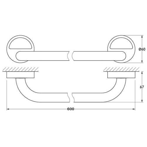 Полотенцедержатель Elite Classic C032 Полотенцедержатель Elite Classic C032