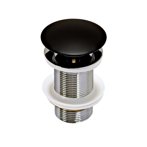 Донный клапан AVS Slimmer без перелива, черный матовый Донный клапан AVS Slimmer без перелива, черный матовый