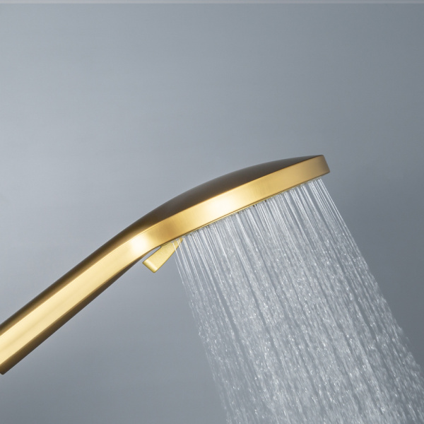Душевая стойка AVS Pulse брашированное золото Душевая стойка AVS Pulse брашированное золото