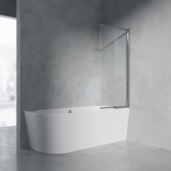 Шторка на ванну AVS Слайдер Плюс 80 профиль хром, стекло прозрачное Шторка на ванну AVS Слайдер Плюс 80 профиль хром, стекло прозрачное