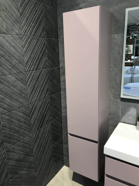 Шкаф-пенал Kerama Marazzi Cubo 35 R мальва матовый Шкаф-пенал Kerama Marazzi Cubo 35 R мальва матовый