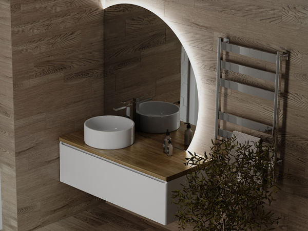 SolN.02.106/W/JR Зеркало 1060*1085 LED ИК-датчик Solis JORNO SolN.02.106/W/JR Зеркало 1060*1085 LED ИК-датчик Solis JORNO