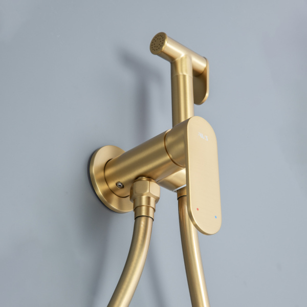 Гигиенический душ со смесителем AVS Beauty брашированное золото Гигиенический душ со смесителем AVS Beauty брашированное золото