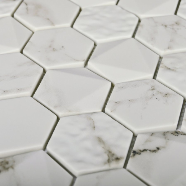 Мозаика Bonaparte Volume White 30x30,3 стеклянная Мозаика Bonaparte Volume White 30x30,3 стеклянная