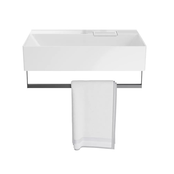 Раковина Kerama Marazzi Logica 70x48 с полотенцедержателем, белая Раковина Kerama Marazzi Logica 70x48 с полотенцедержателем, белая