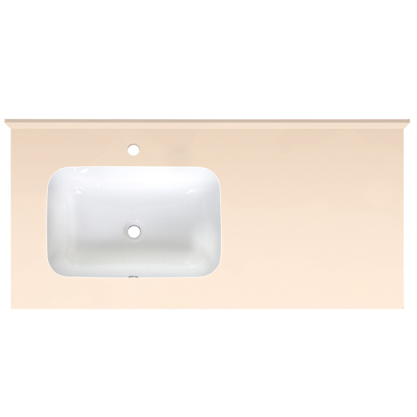 Раковина мебельная AVS Шарм 120x56 L белая/кремовая Раковина мебельная AVS Шарм 120x56 L белая/кремовая