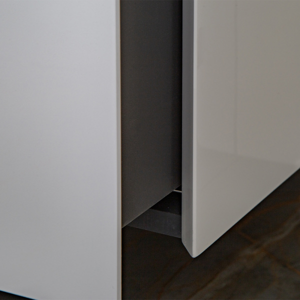 Тумба с раковиной AVS Гармония 100 белая (раковина 01 черная матовая) Тумба с раковиной AVS Гармония 100 белая (раковина 01 черная матовая)