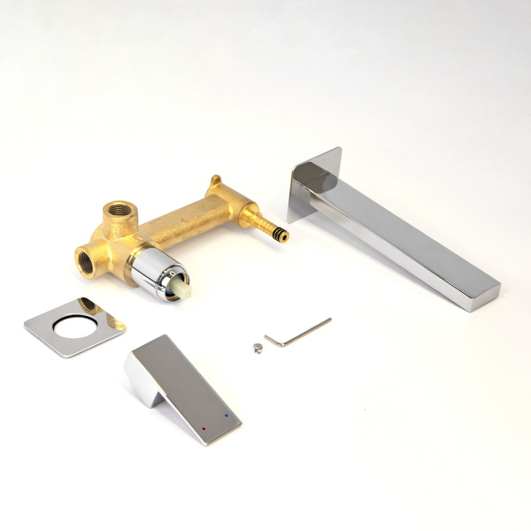 Смеситель для раковины AVS Cube с внутренней частью, хром Смеситель для раковины AVS Cube с внутренней частью, хром