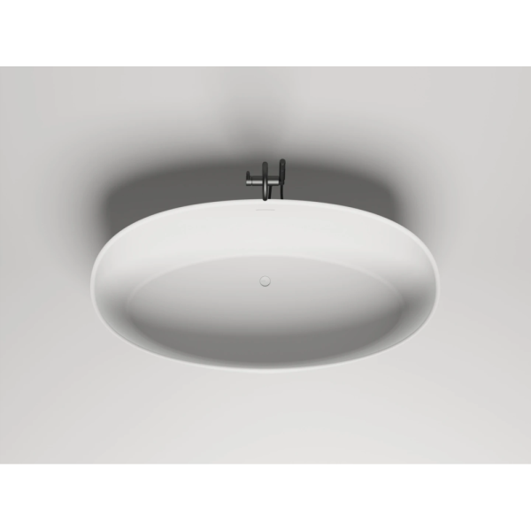 Ванна из искусственного камня Salini Alda S-Stone 180x95 белая матовая, с донным клапаном Ванна из искусственного камня Salini Alda S-Stone 180x95 белая матовая, с донным клапаном