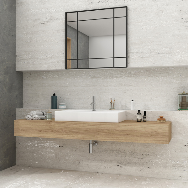 Керамогранит AVS Travertino White 60x120 карвинг Керамогранит AVS Travertino White 60x120 карвинг