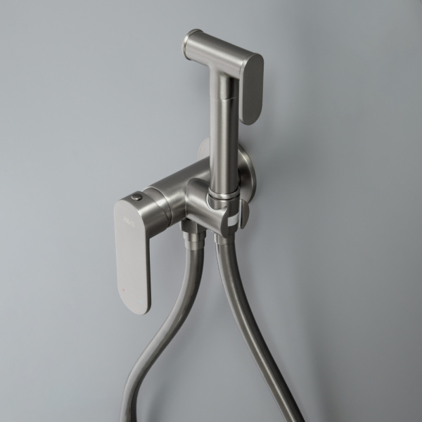 Гигиенический душ со смесителем AVS Beauty оружейная сталь Гигиенический душ со смесителем AVS Beauty оружейная сталь