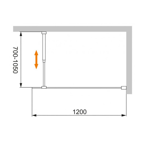 Душевая перегородка Cezares Liberta LIBERTA-L-1-120-C-NERO 120 профиль черный, прозрачное стекло Душевая перегородка Cezares Liberta LIBERTA-L-1-120-C-NERO 120 профиль черный, прозрачное стекло