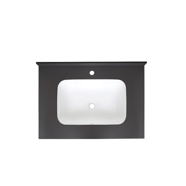 Раковина мебельная AVS Шарм 80x56 белая/черная Раковина мебельная AVS Шарм 80x56 белая/черная